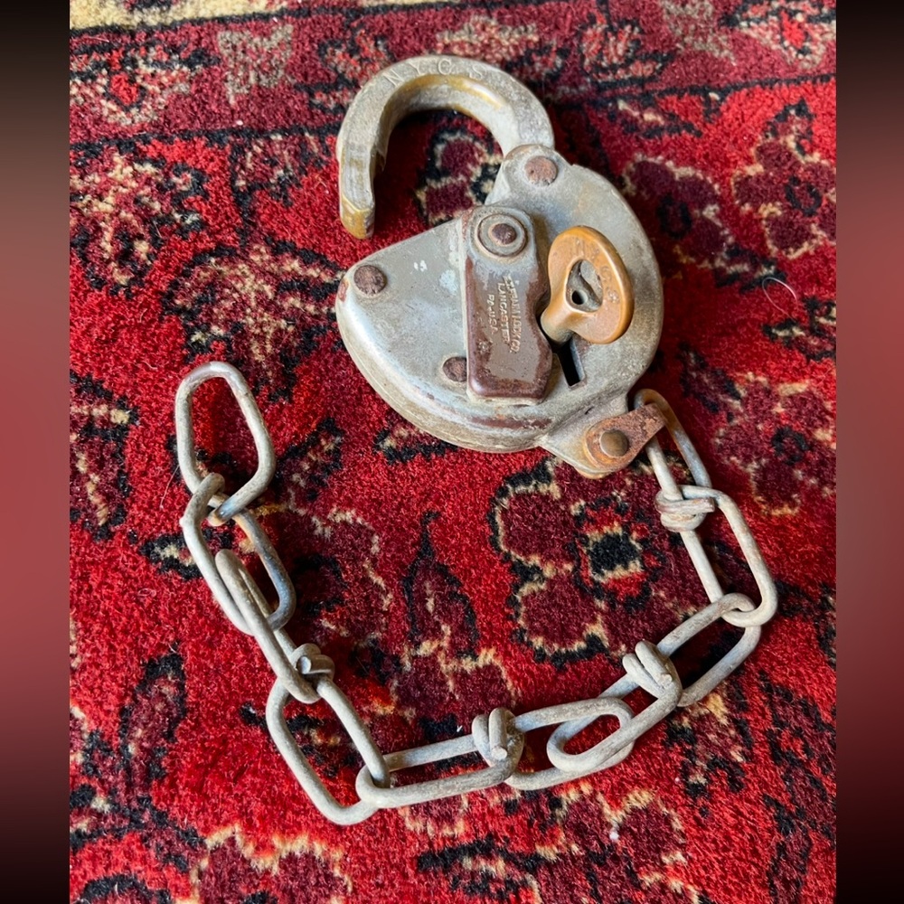 Vintage E.T. Fraim Padlock with Key **Works** Scarce Collectible
